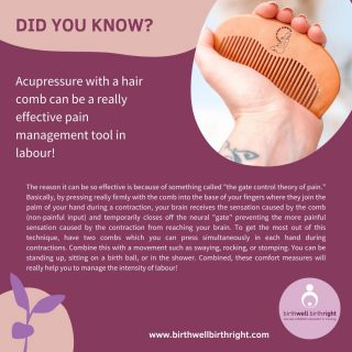 Acupressure as a technique for effective pain relief in labour is well supported by quality research. 

To learn more about how you can utilise this very effective, non-medical approach to pain management, check out the fantastic resources from Debra Betts. 

https://acupuncture.rhizome.net.nz/ 

#lamazeaustralia #informedbirth #lamazepregnancy #lamazeinternational #birth #childbirth #motherhood #lamaze6HBP #lamazebirthclass #childbirthclass #lamazeclasses #lamaze #lamazeeducation #evidencebasedchildbirtheducation #pregnancy #lamazechildbirtheducators #lamazeclass #parenthood #newborn #postpartum #informedbirth #evidencebasedbirth #acupressure #debrabetts